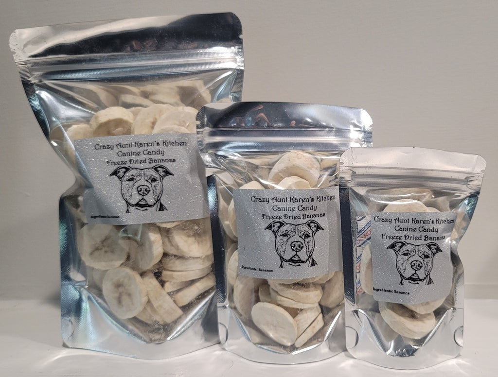 Canine Candy - Freeze Dried Banana Chips