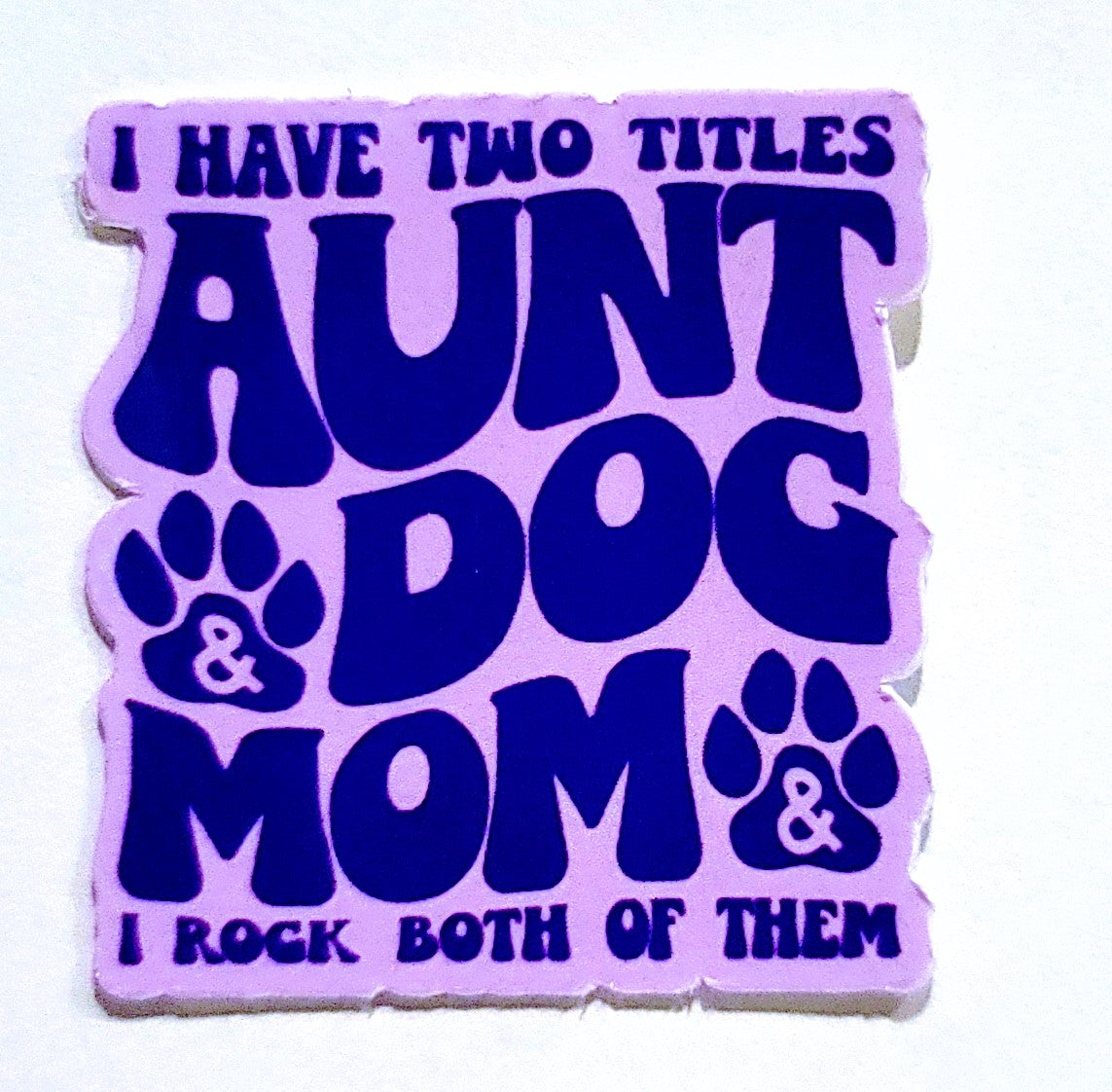 Dog Aunt Sticker