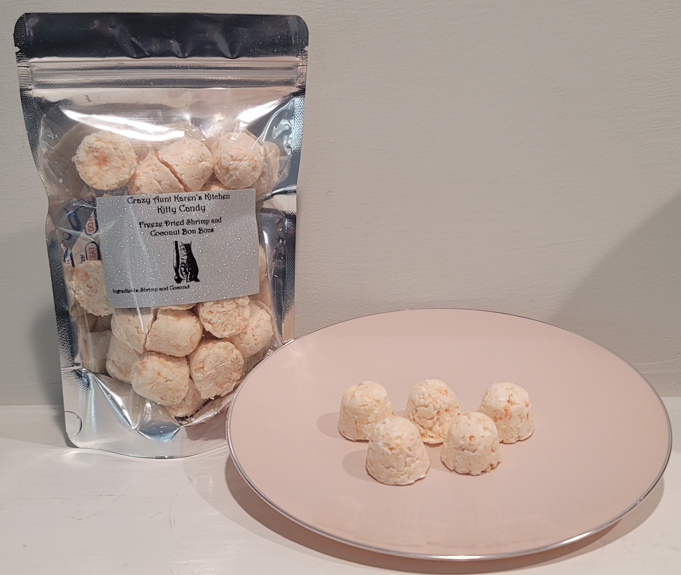 Kitty Candy - Shrimp and Coconut Bon Bons
